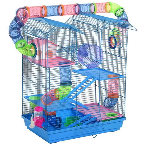 pawhut wooden hamster cage|pawhut 5 tier hamster cage.